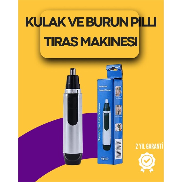 Travel-Friendly Lightweight Ear and Nose Trimmer