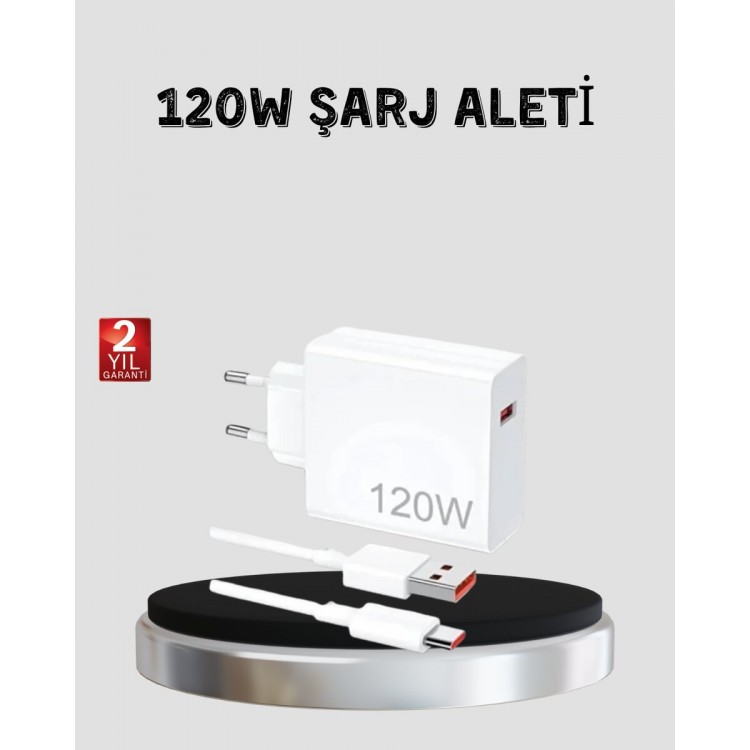 120W Fast Charging Head Ultra Powerful Type-C2.4GHz Cable Included