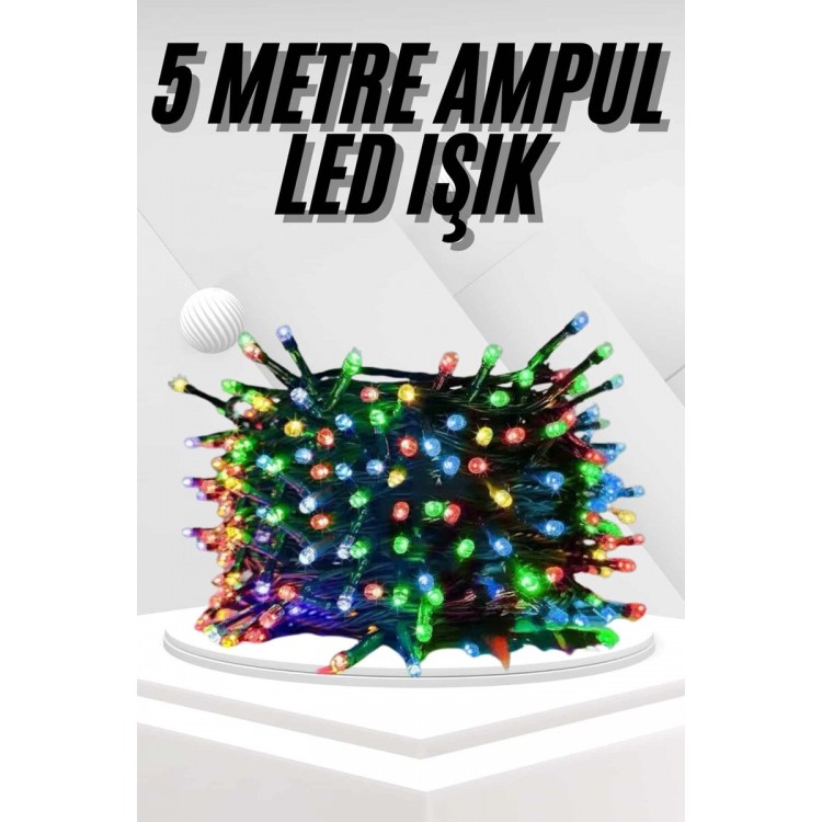 Led Plug Led Decoration Lamp 5M RGB ChristmasTree Light