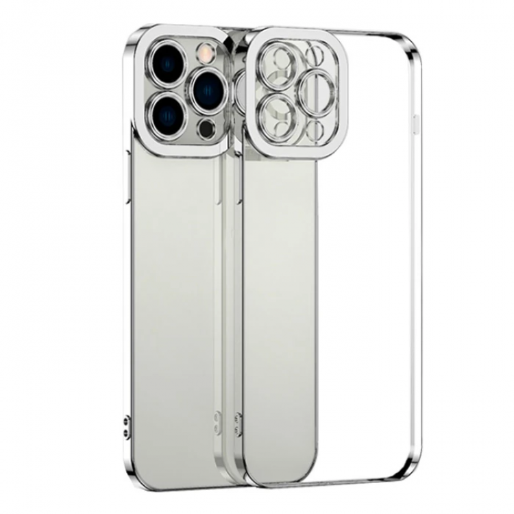 ALLY Fashion Series iPhone 11 Pro Case ColorfulSilicone Case with Edge Laser Frame-(5775)