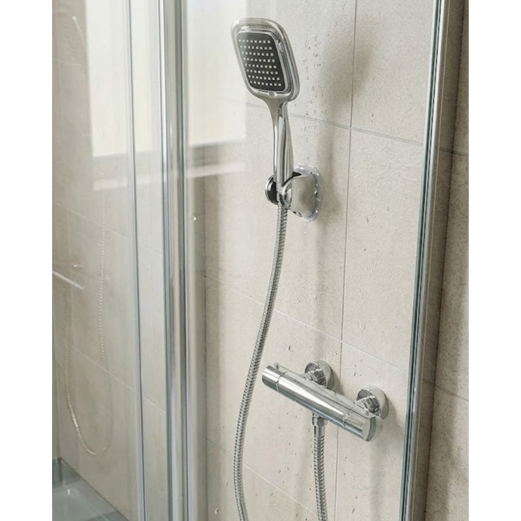 Siyah Duş Başlığı Seti Spiral Hortumlu El Duşu ve Duvar Askısı Banyo Seti