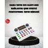 Professional Sound Card for Live Broadcast and KaraokeBluetooth Supported