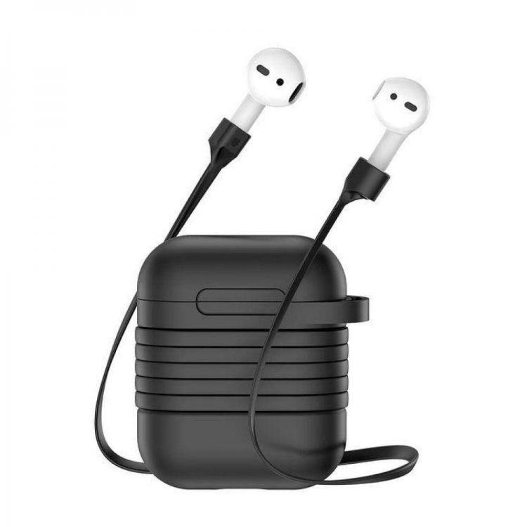 Baseus Strap Headphone Strap + Silicone Case for Airpods-(5775)