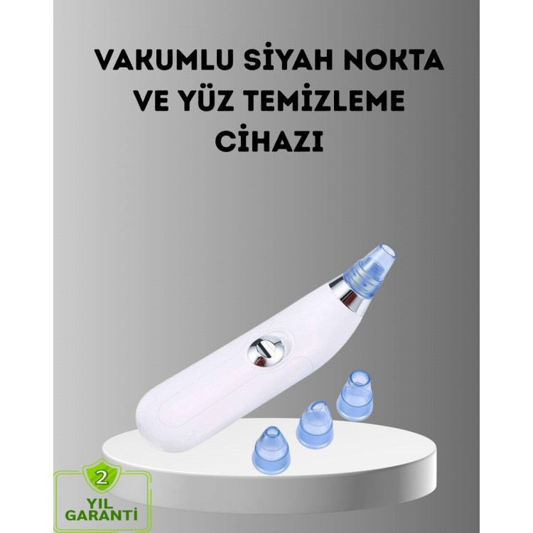 Siyah Nokta ve Gözenek Temizleyici Vakumlu Cihaz – Masajlı Derin Temizlik Teknolojisi
