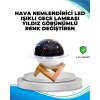 USB bağlantılı projektör ışıklı taşınabilir mini hava nemlendirici ve aroma difüzörü