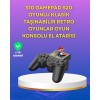2.4 İnç Ekranlı 500 Oyunlu Taşınabilir Retro Oyun Konsolu Şarjlı El Tipi Mini
