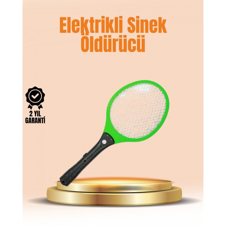 Elektrikli Sinek Raketi | Yüksek Voltajlı Güvenli ve Taşınabilir