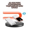 Portable 10000 mAh Powerbank – Type-C with Digital Displayand USB Output