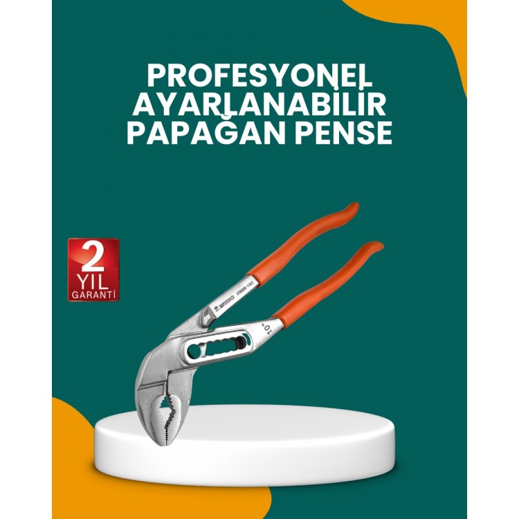 Steel Alloy Adjustable Parrot Pliers Insulated Handle