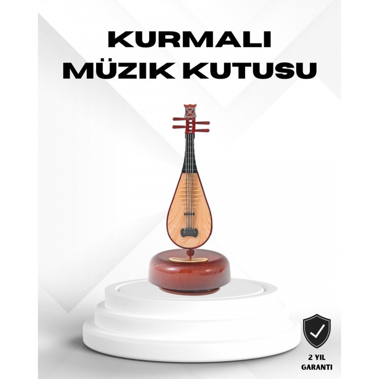 Figured Music Box Elegant Melodic Decorative Model