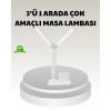 LED Işıklı Masa Lambası – Göz Yormayan Kısılabilir ve Esnek Başlıklı