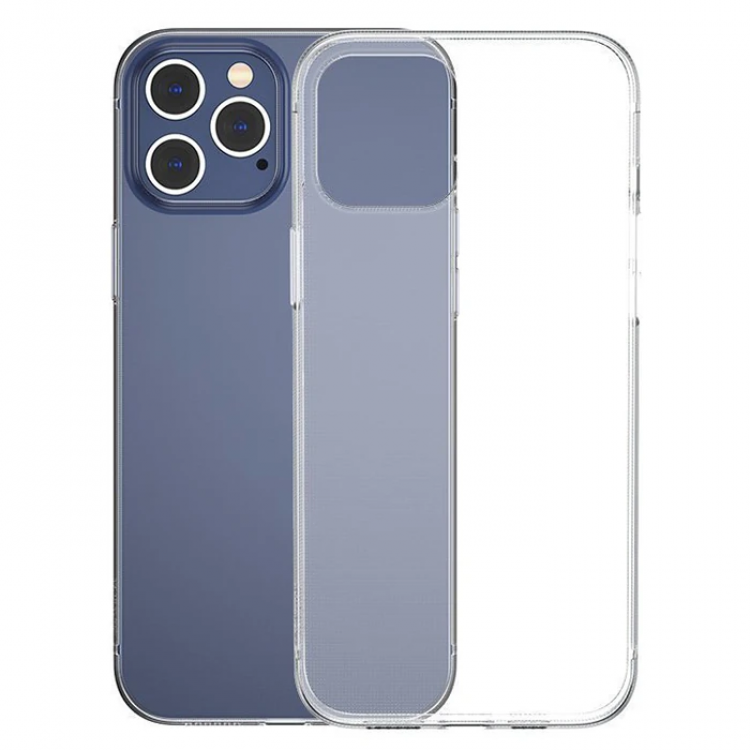 Baseus Simple Case iPhone 12 Pro 6.1Thin Transparent Silicone Case-(5775)