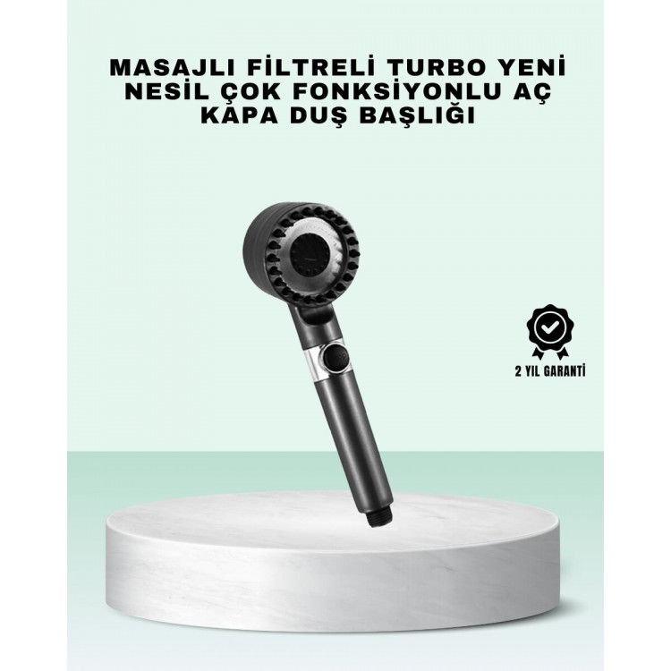New Generation Filtered Shower Head with On/Off ButtonIt's