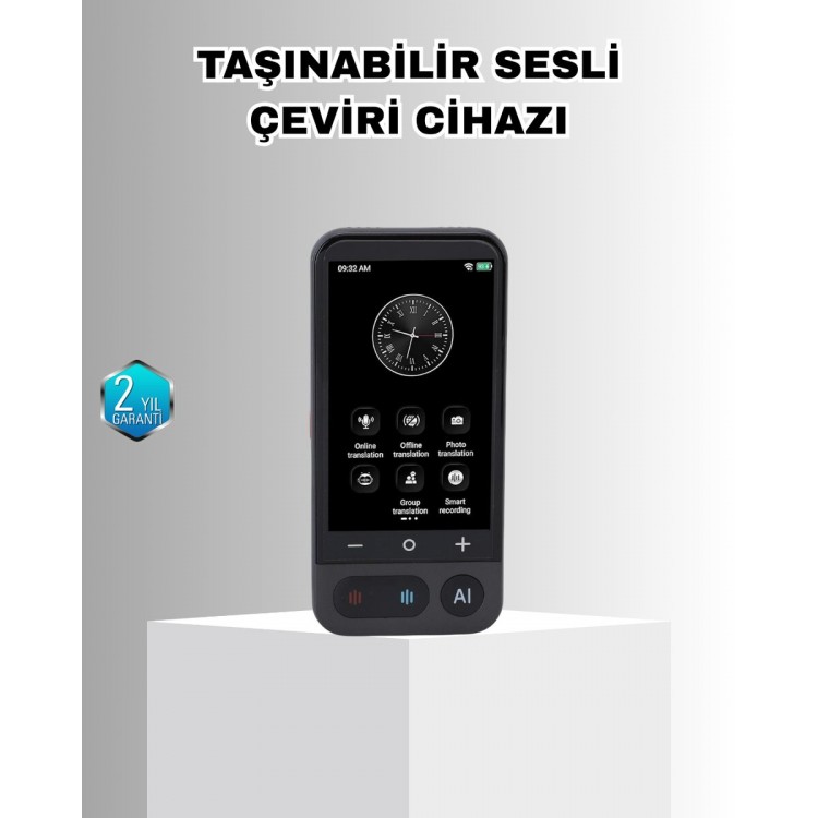Akıllı Taşınabilir Tercüman – 17 Çevrimdışı 139 Çevrimiçi Dil Desteği