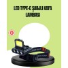 800 Lumen Çok Fonksiyonlu LED Kafa Lambası Type C Şarjlı