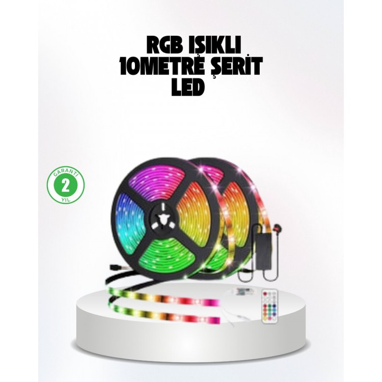 Müziğe Duyarlı Renkli Smart Şerit LED Işık USB Bağlantılı Ambiyans Aydınlatma