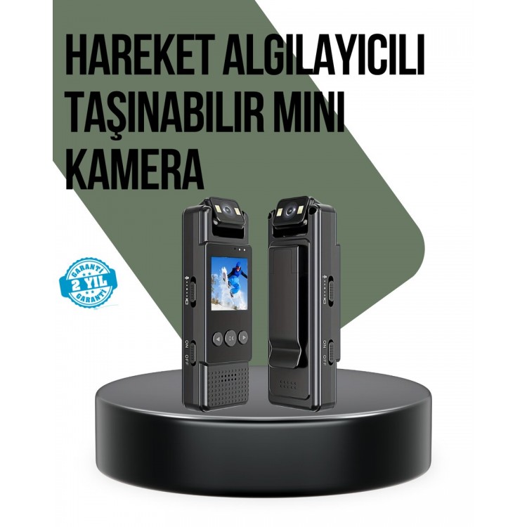 Mini Camera with Night Vision and Loop Recording Support