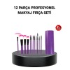 12-Piece Professional Makeup Brush Set – Soft and Non-SheddingBristle Ergonomic Design