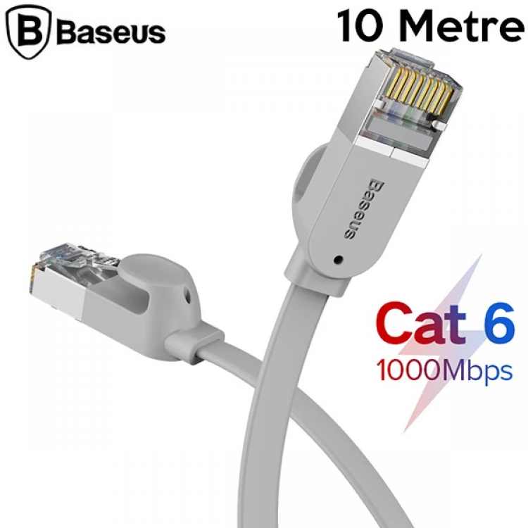 Baseus high Speed ​​Six types of RJ45 GigabitEthernet cable (round cable)10meter-(5775)