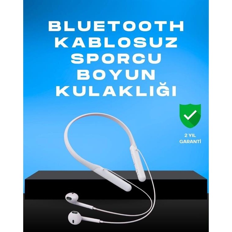 Wireless Bluetooth Headset – 100 Hours with Neck StrapBattery Life