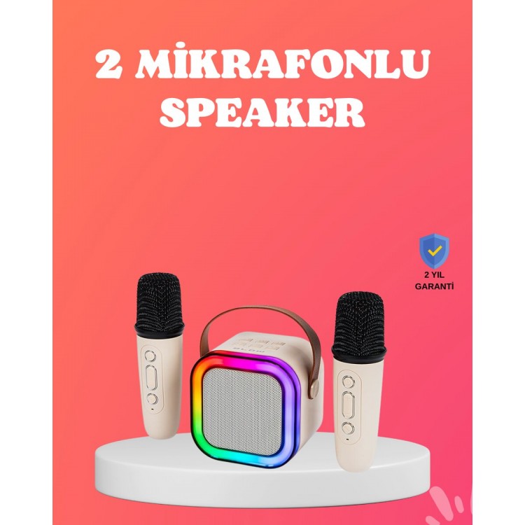 Wireless Karaoke Speaker with Bluetooth 5.0 Support