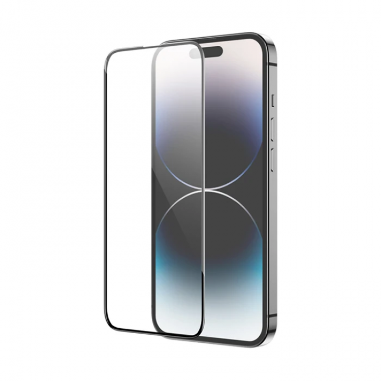 HOCO Guardian Shield Series iPhone 15 Pro Max 5D Tempered Kırılmaz Cam Ekran Koruyucu 10 Adet Set-(5775)