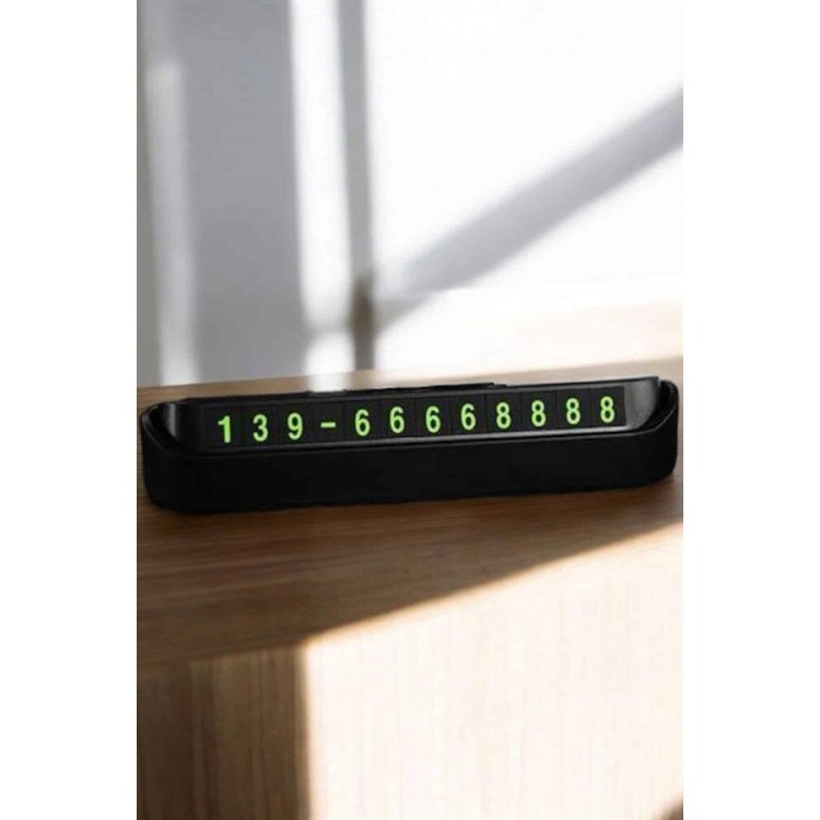 In-Vehicle Numbering Number Pad, Openable and Closable Top of the Glove BoxDo Not Leave a Phone Number