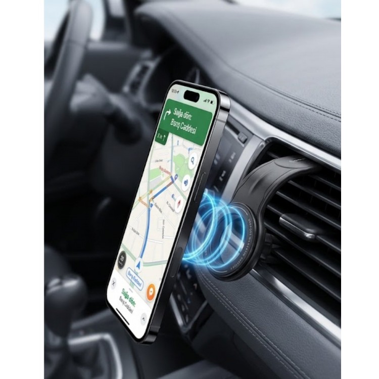 Magnetic Car Phone Holder 360 Degree Rotating StrongMagnetic Stand