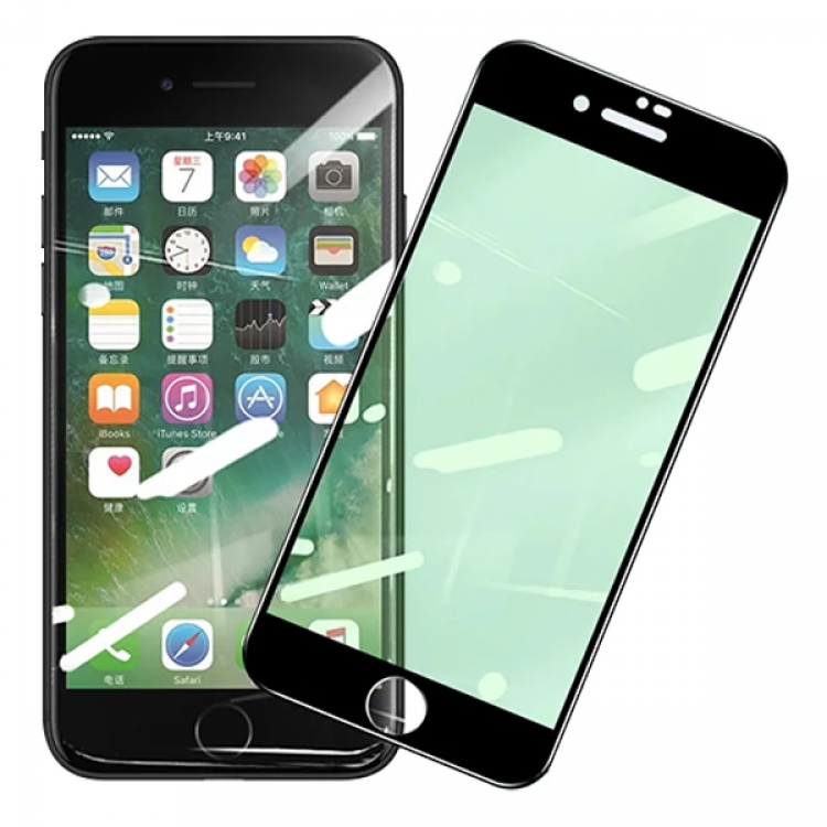 ALLY iPhone 8 Plus 7 Plus Anti-BlueGreen Light Eye Protection Tempered Full Screen Protector-(5775)