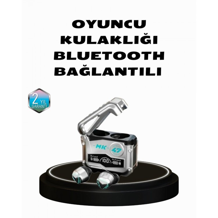 Kablosuz Spor Kulaklık – Düşük Gecikmeli Oyun Modu Powerbank Şarj Kutusu