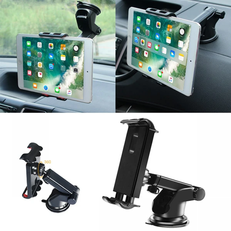 ALLY Suction Cup Telescopic Vehicle Tablet Phone on the Glove BoxHolder-(5775)