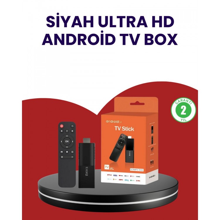 WiFi ve Bluetooth Destekli Android TV Dönüştürücü Stick