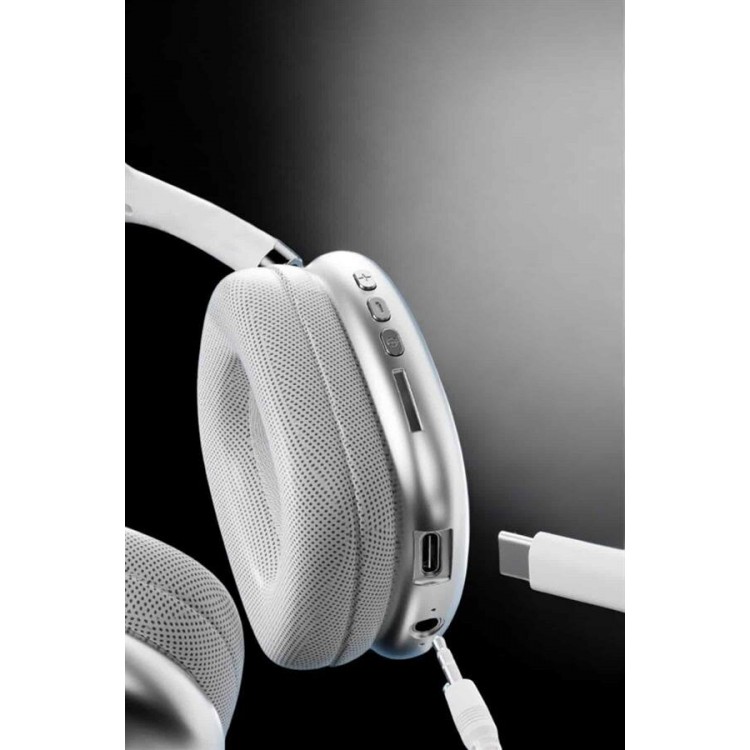 P9 Air Max Wireless 5.0 Bluetooth with MicrophoneEarphones White High Sound Quality