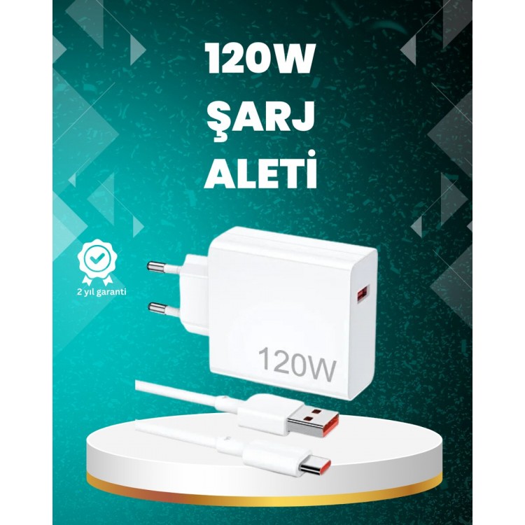 120 Watt Powerful Fast Charging Adapter Huawei P30P40 Mate 20 Pro Compatible