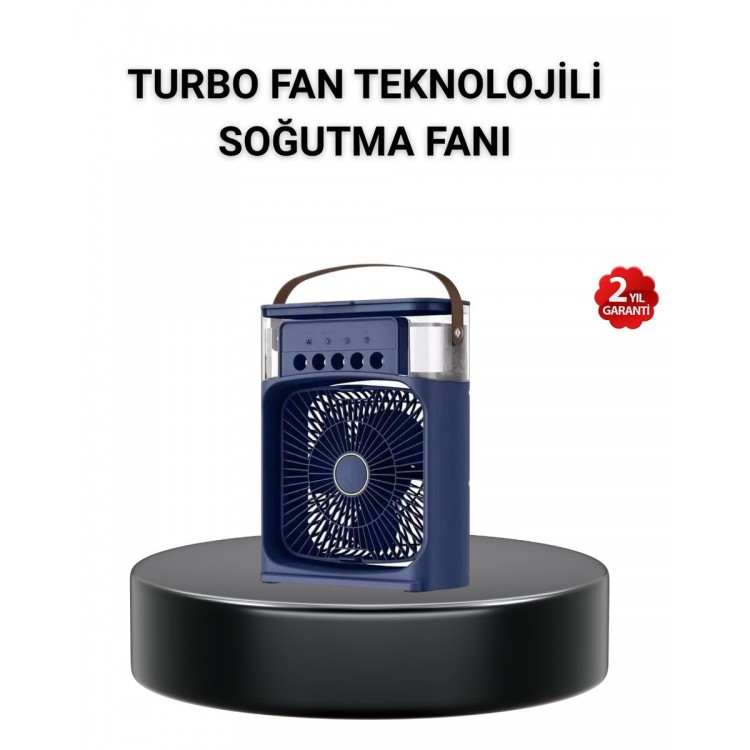 Turbo Fan Teknolojili Sessiz ve Güçlü Soğutma Masası Vantilatör