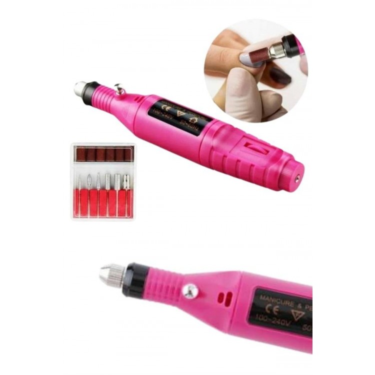 Electric Professional Manicure Pedicure Set Replaceable Head Option