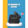 Android TV Box 4K – 2GB RAM 16GB ROM Kablosuz Wi-Fi Medya Oynatıcı