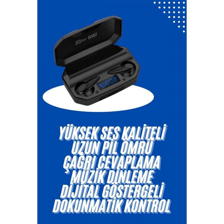 Gaming Kulaklık Bluetooth 5.2 Kablosuz Kulakiçi Rgb Işıklı Çift Mikrofonlu