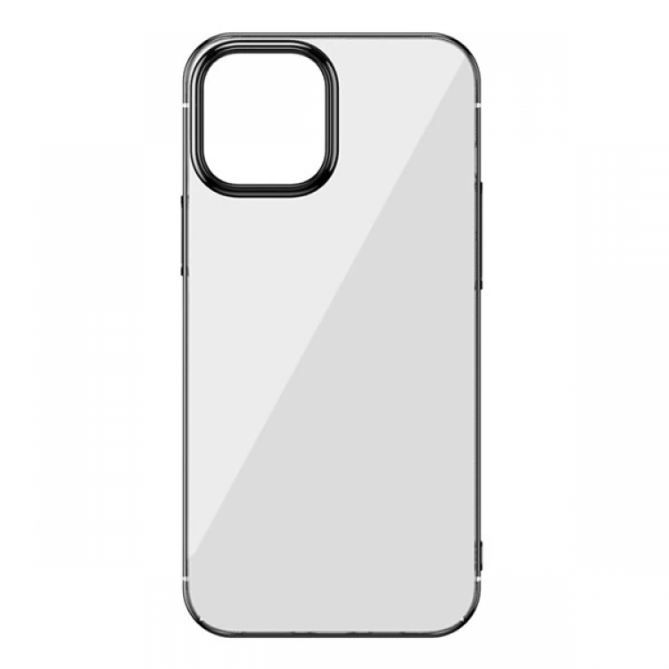 Baseus Glitter iPhone 12 Pro Max Transparent LuxSilicone Case Soft TPU Case-(5775)