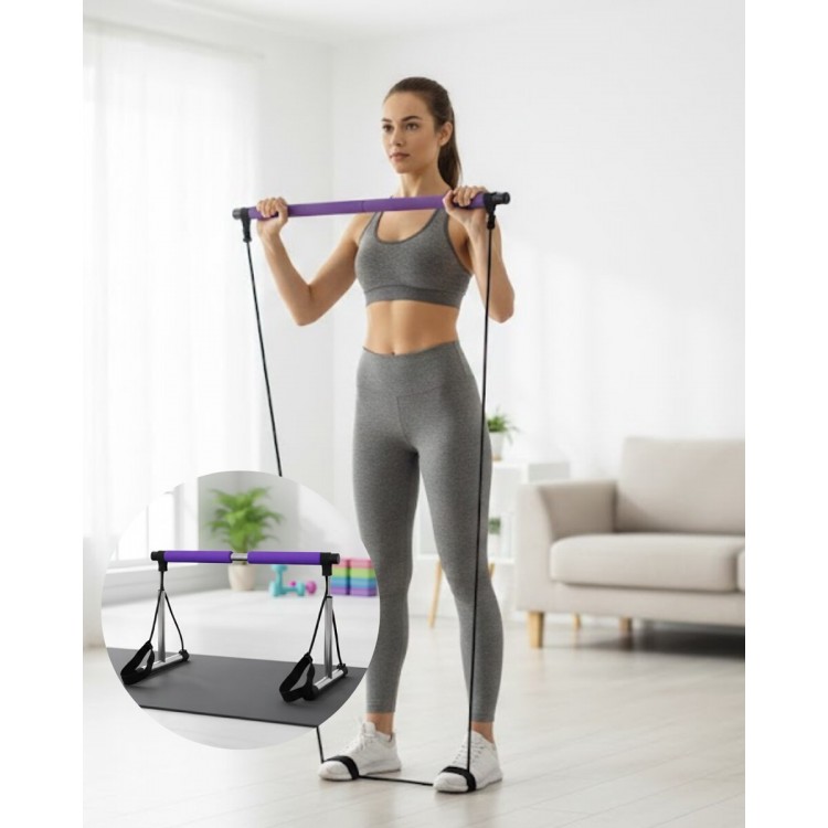 Pilates Bar Exerciser Versatile with Wrist SupportUse