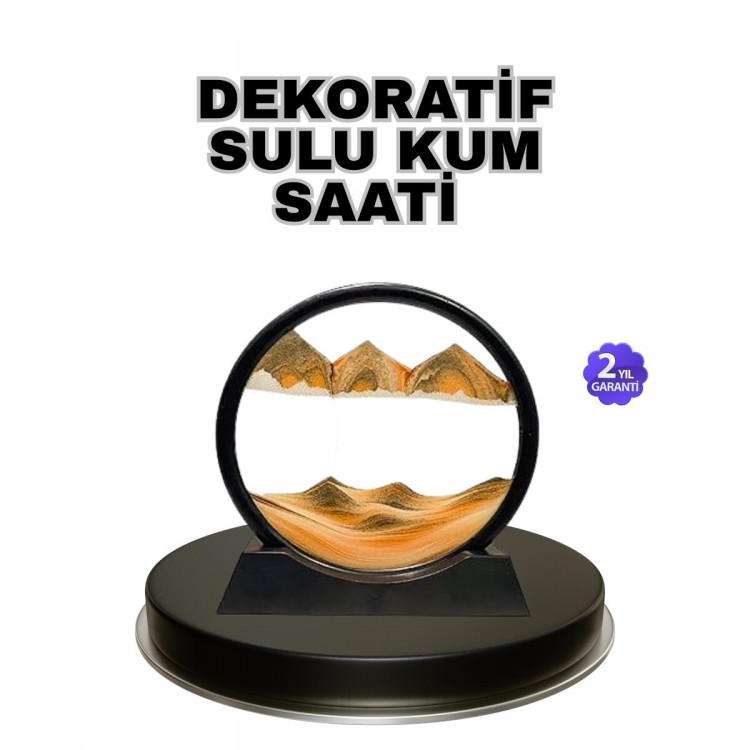 Şeffaf Dekoratif Kum Saati – Dayanıklı Gövde Minimalist Stil Masa ve Vitrin Aksesuarı