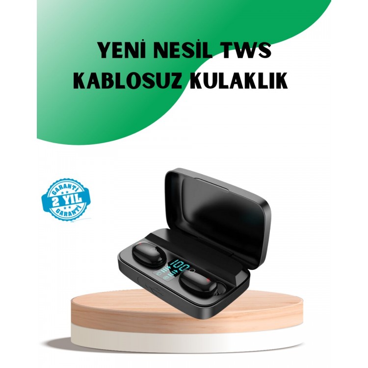 Yüksek Ses Kaliteli A10s TWS Bluetooth 5.0 Kablosuz Kulaklık