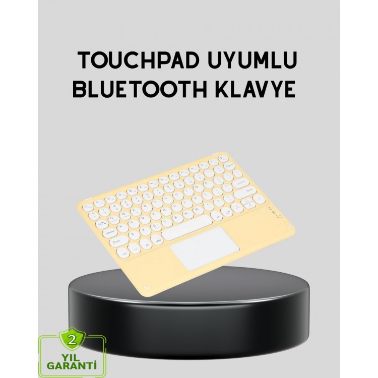 Bluetooth Wireless Keyboard – Thin Slim Model Tabletand Smart TV Compatible Portable Keyboard with Mute Keys