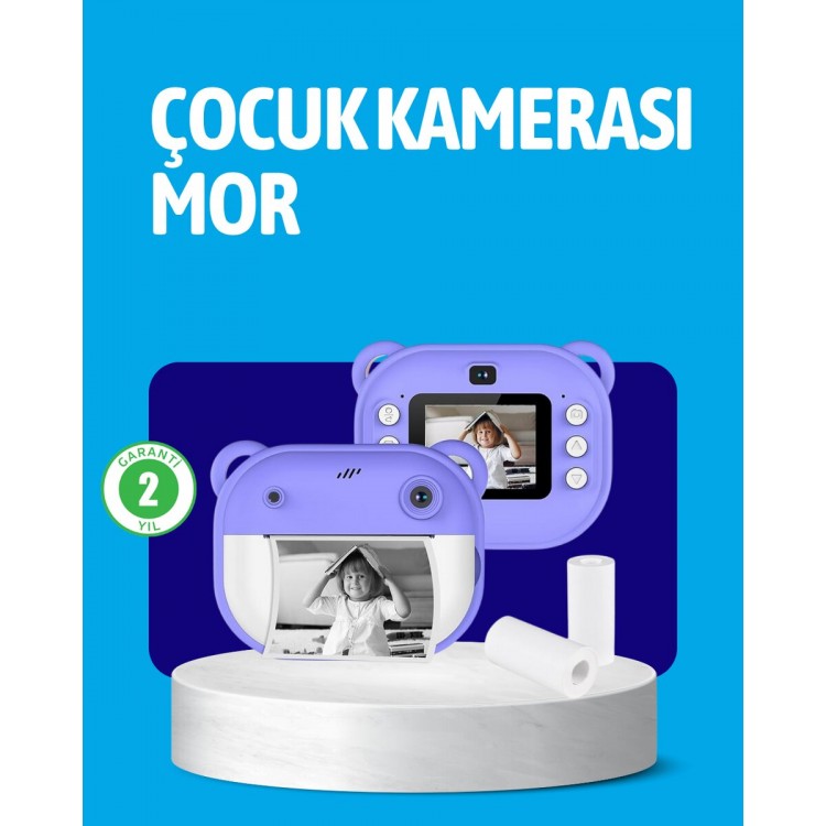 Anında Baskı Özellikli Çocuk Kamerası (Kopya)