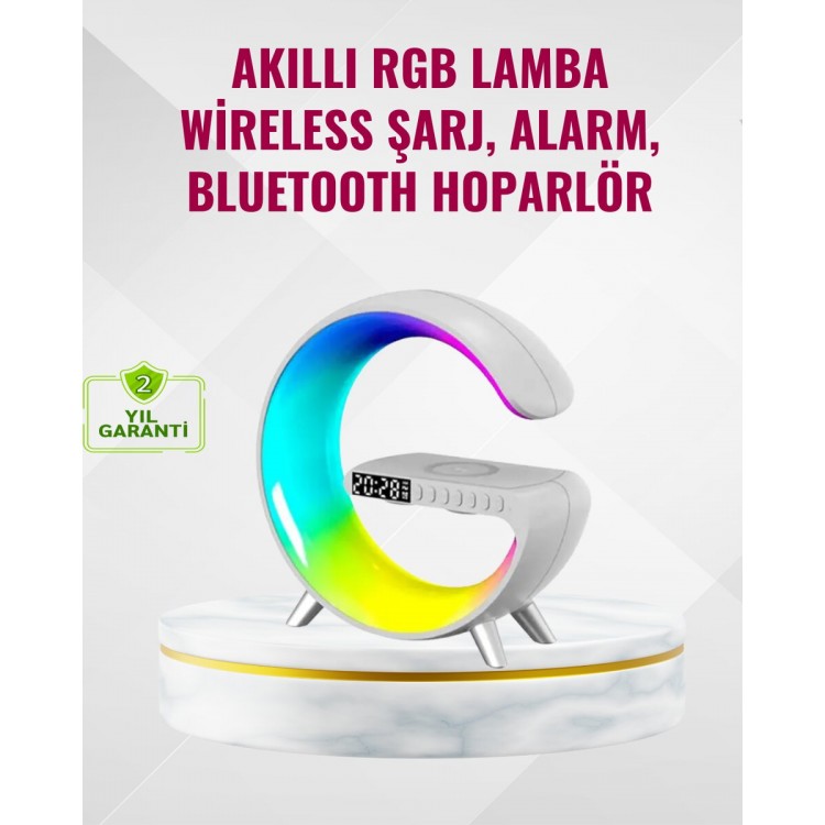 2.4GHz Sleep Lamp Sunrise Alarm Wireless Charging and MusicPlayer