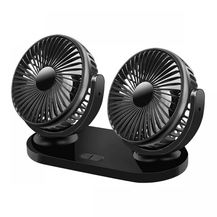 Ally Double Headed Car Fan Auto Fan VentilatorR-8037-(5775)