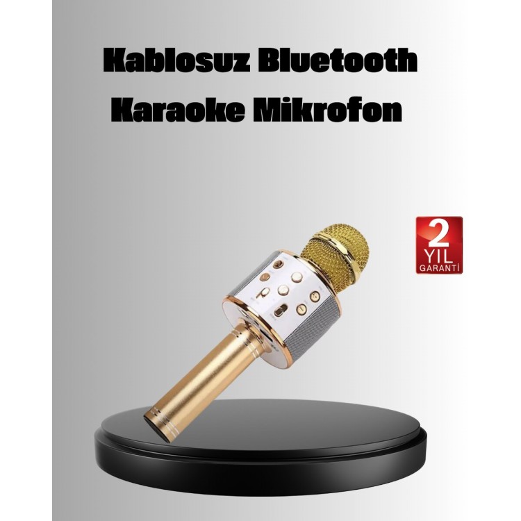 Wireless Karaoke Microphone USB AUX Supported Party andeveryone's For