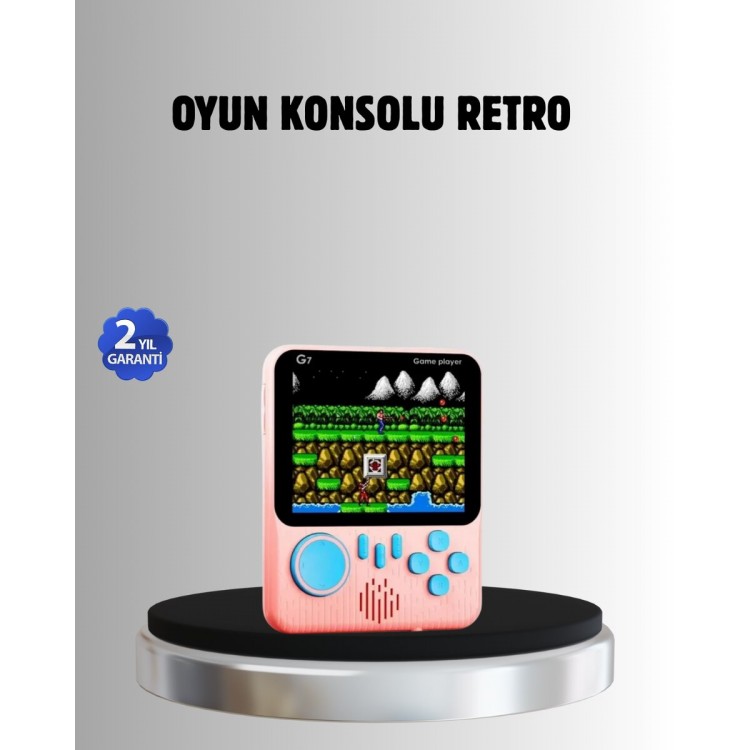 Retro Oyun Konsolu – 3.5 İnç Ekran 666 Klasik Oyun TV Bağlantılı