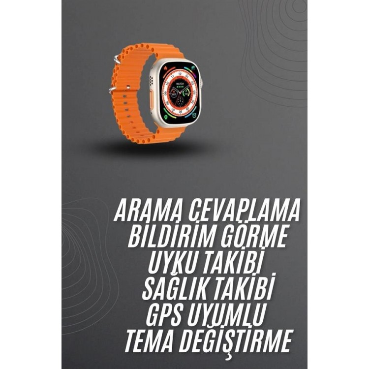 New Generation Smart Watch Answering Calls Seeing NotificationsBluetooth Connected