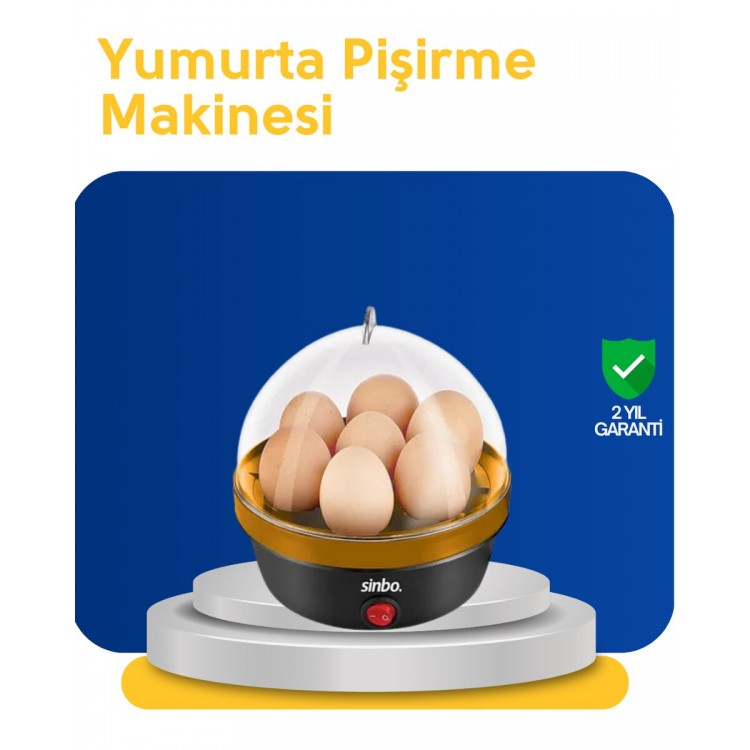Otomatik Kapanma Özellikli Yumurta Pişirme Makinesi 7 Kapasiteli